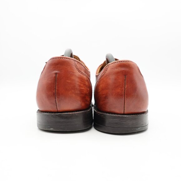 Allen Edmonds Lauderdale Men's 10 D Woven Cap Toe Derby Oxford Dress Shoes USA - Picture 5 of 11